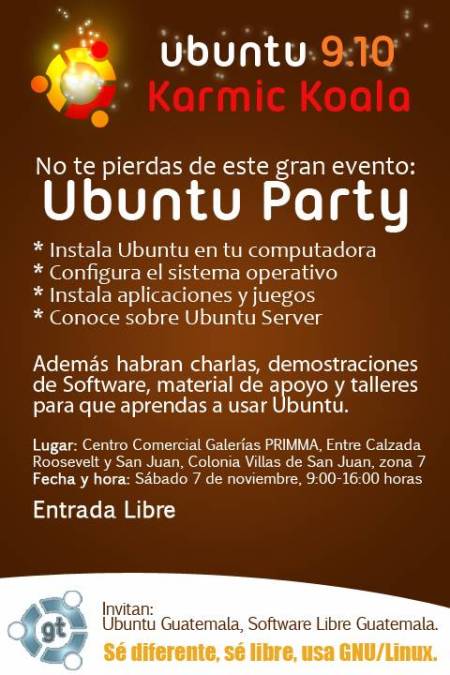 Ubuntu Karmic Koala 9.04 Release Party
